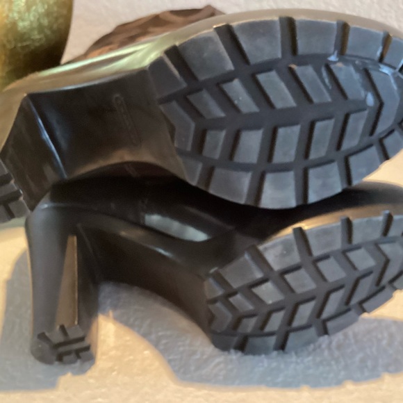 Coach “Loryn” C Logo Brown High Heel Boot - Picture 11 of 14